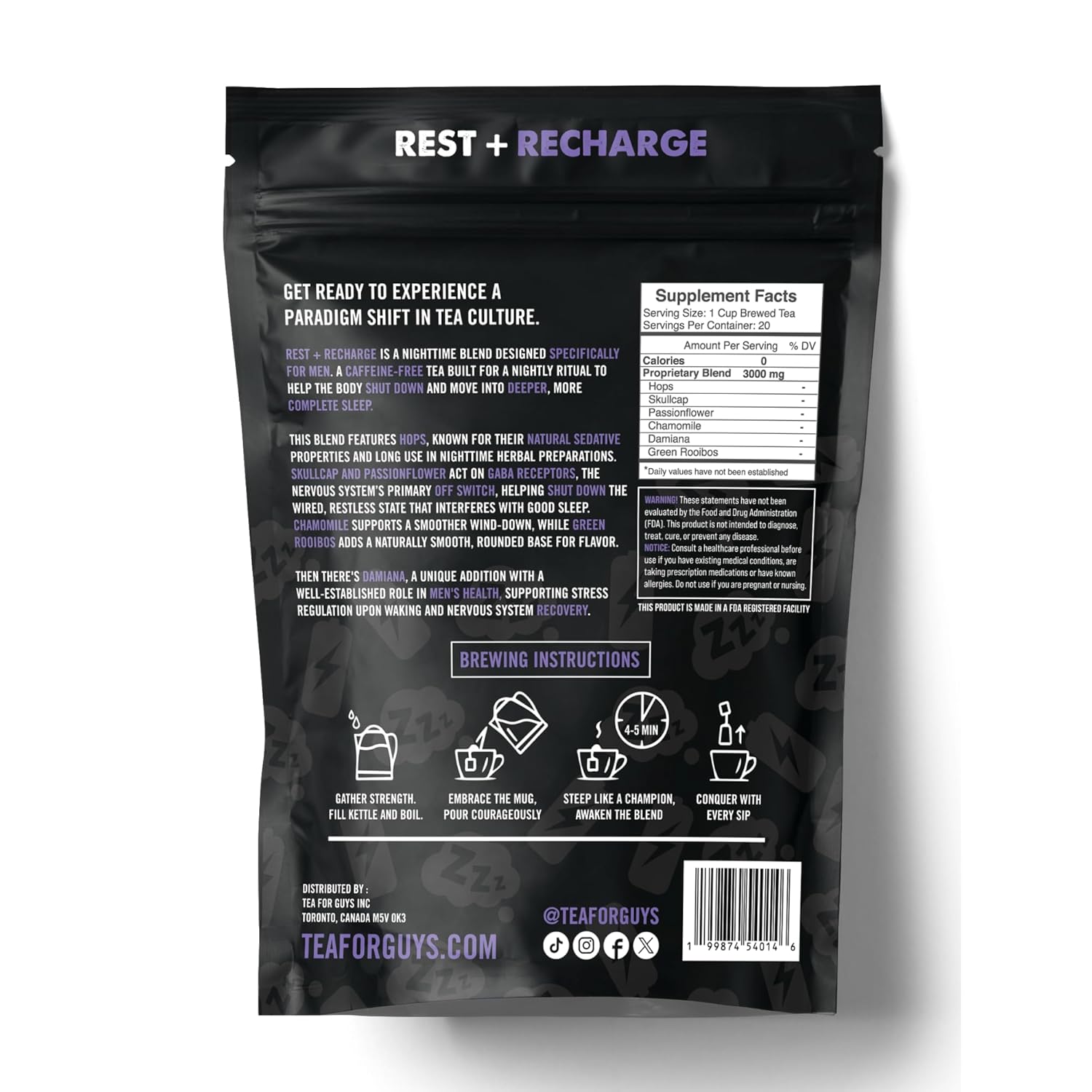 Tea For Guys Nighttime Blend – 2. kép